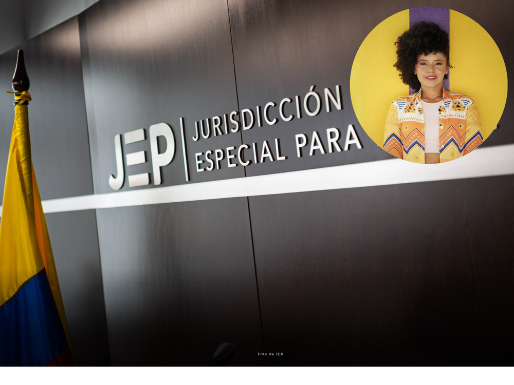Julieth Paulín Fragoso Serpa, abogada defensora de derechos humanos y víctima de acoso laboral en la Jurisdicción Especial para la Paz (JEP).