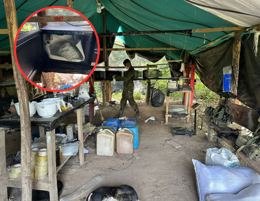Ejército desmantela laboratorio de cocaína del Clan del Golfo en La Gloria, Cesar