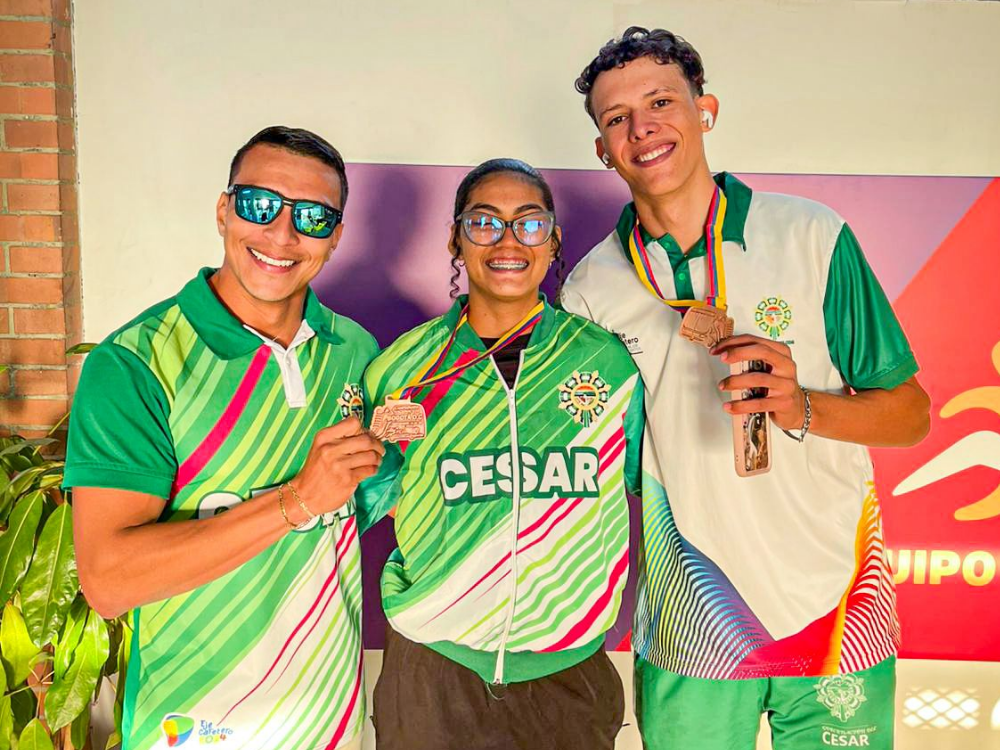 Jóvenes cesarenses brillan en Campeonato Nacional Sub-20 de Atletismo