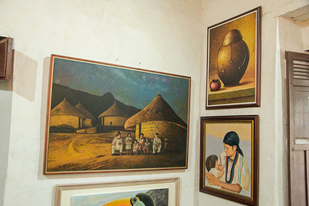 Exposición de arte vallenato en la casa Castro Monsalvo. Foto: Jesús Ochoa.