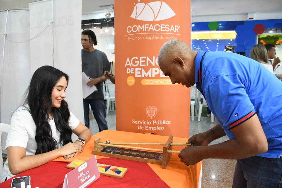 Cuarta Feria de Inclusión Laboral de Comfacesar remitió a 38 personas con discapacidad a vacantes disponibles