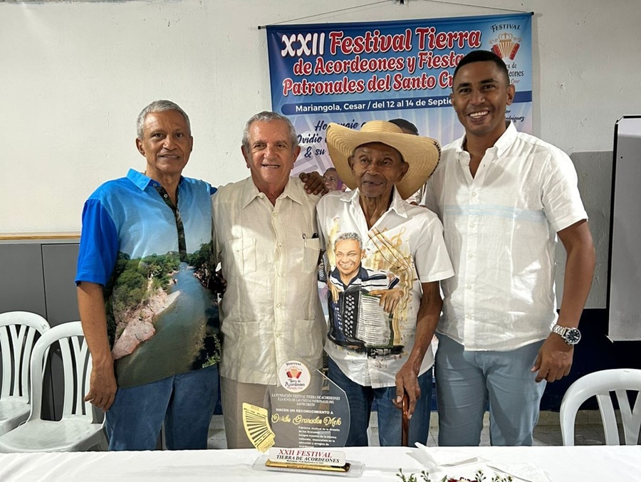 Mariangola vivió con fe y vallenato el Festival Tierra de Acordeones 2025