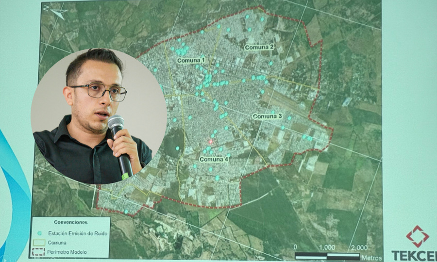 Las comunas 1 y 4 son las zonas con mayores niveles de ruido.