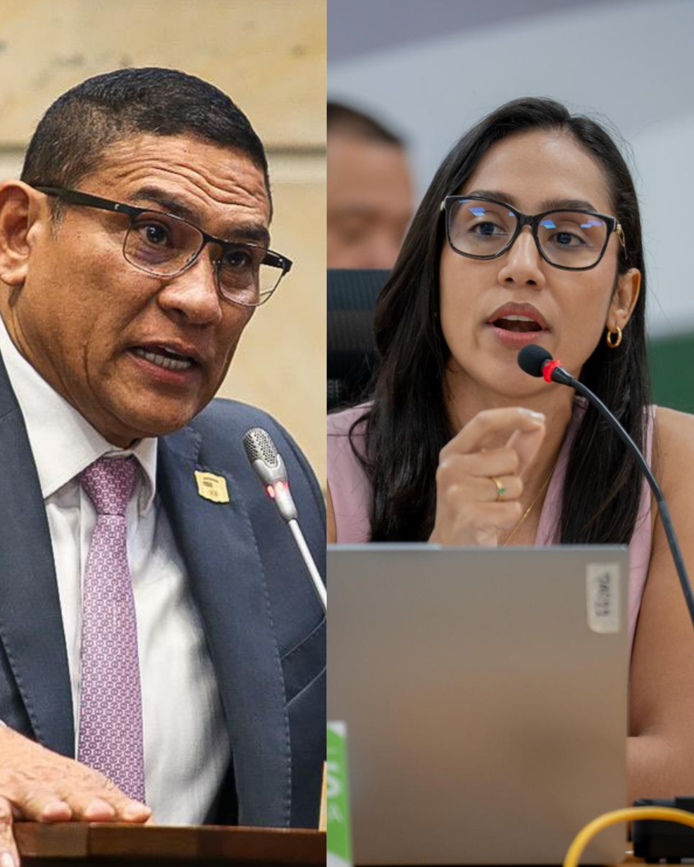 Senador Didier Lobo y la diputada Claudia Margarita Zuleta