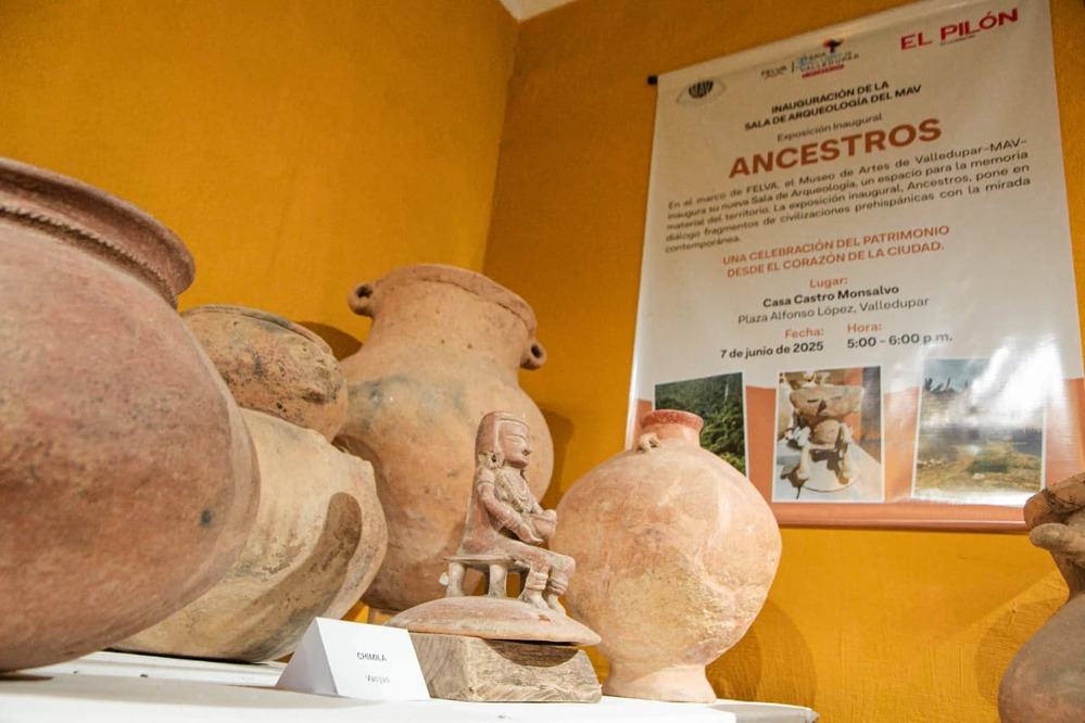 Muestra Chimila: Artefactos ceremoniales y cotidianos de la cultura Chimila, un pueblo ancestral que ha dejado patrimonio en la región Caribe colombiana. Foto: Jesús Ochoa.
