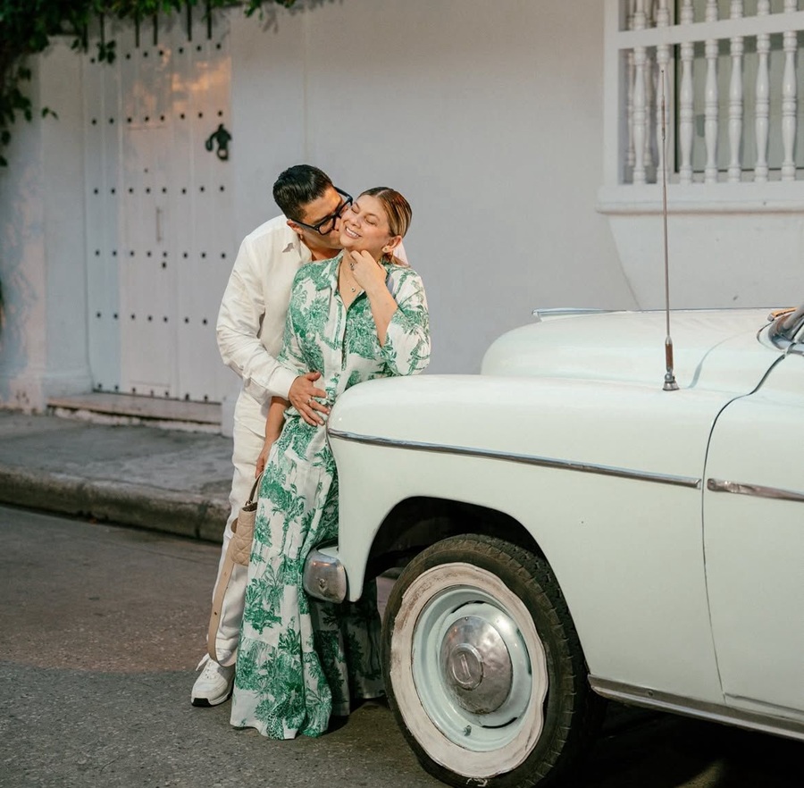 Rafa Pérez y Milagros Villamil revivieron su boda en Cartagena para celebrar su primer aniversario