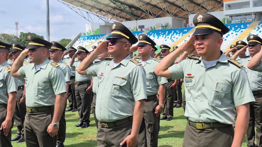 330 policías del Cesar y Valledupar ascienden de rango y refuerzan la seguridad ciudadana
