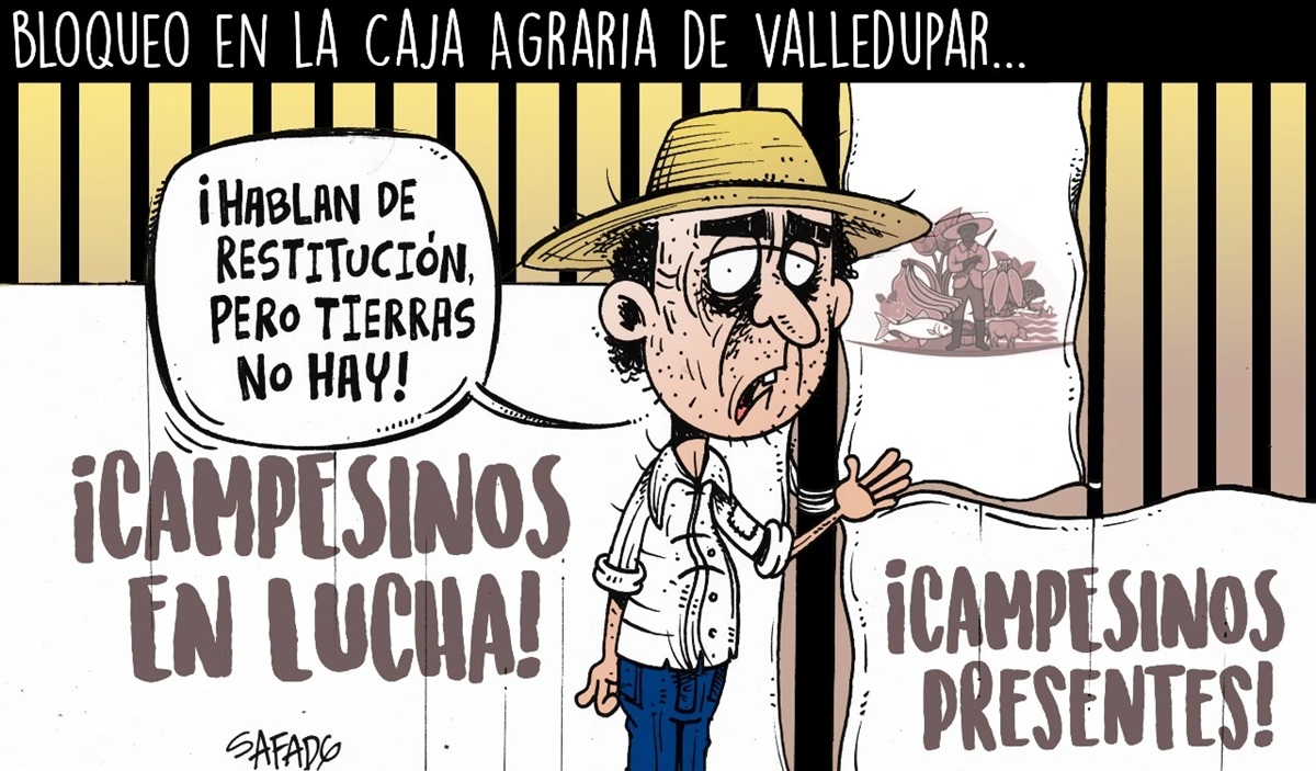 Bloqueo en la Caja Agraria de Valledupar