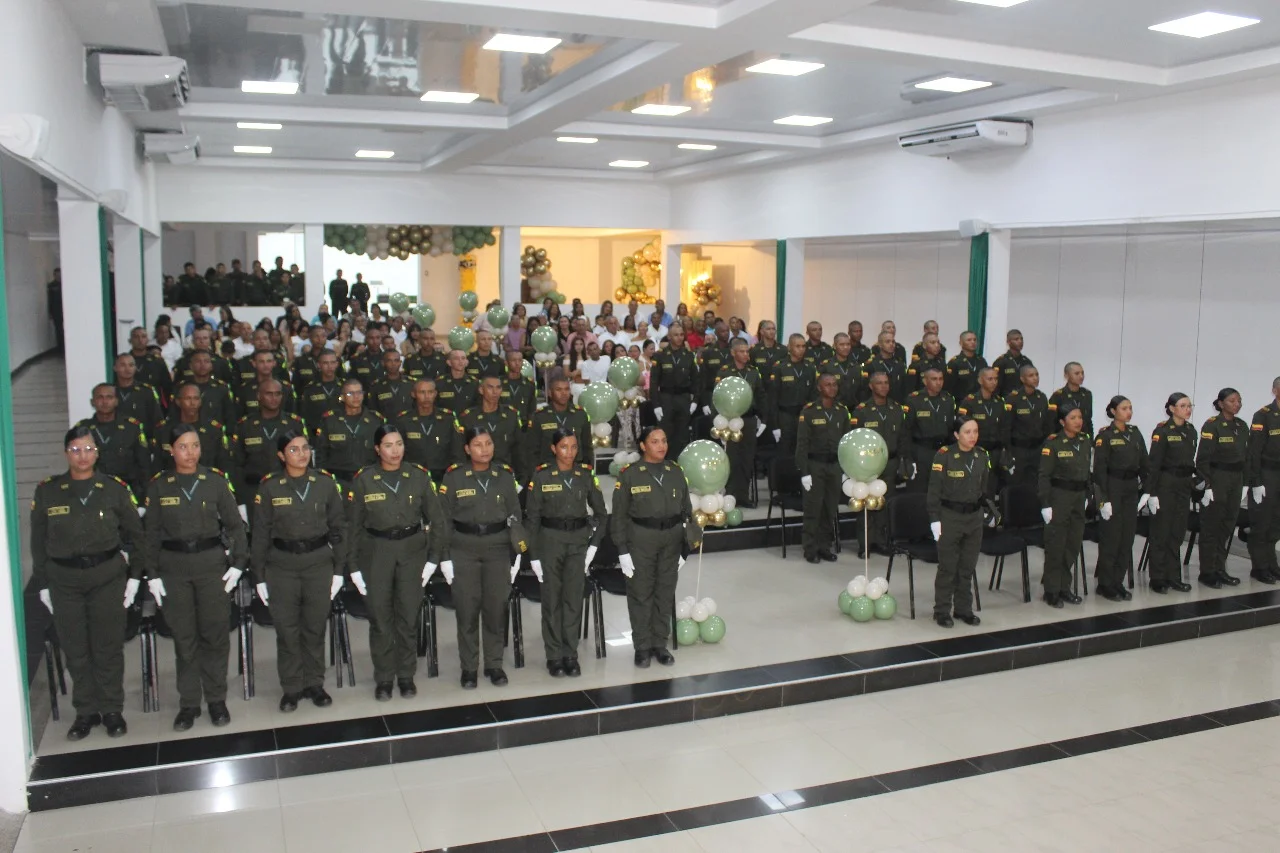 56 nuevos auxiliares reforzarán la seguridad en el Cesar tras jurar bandera