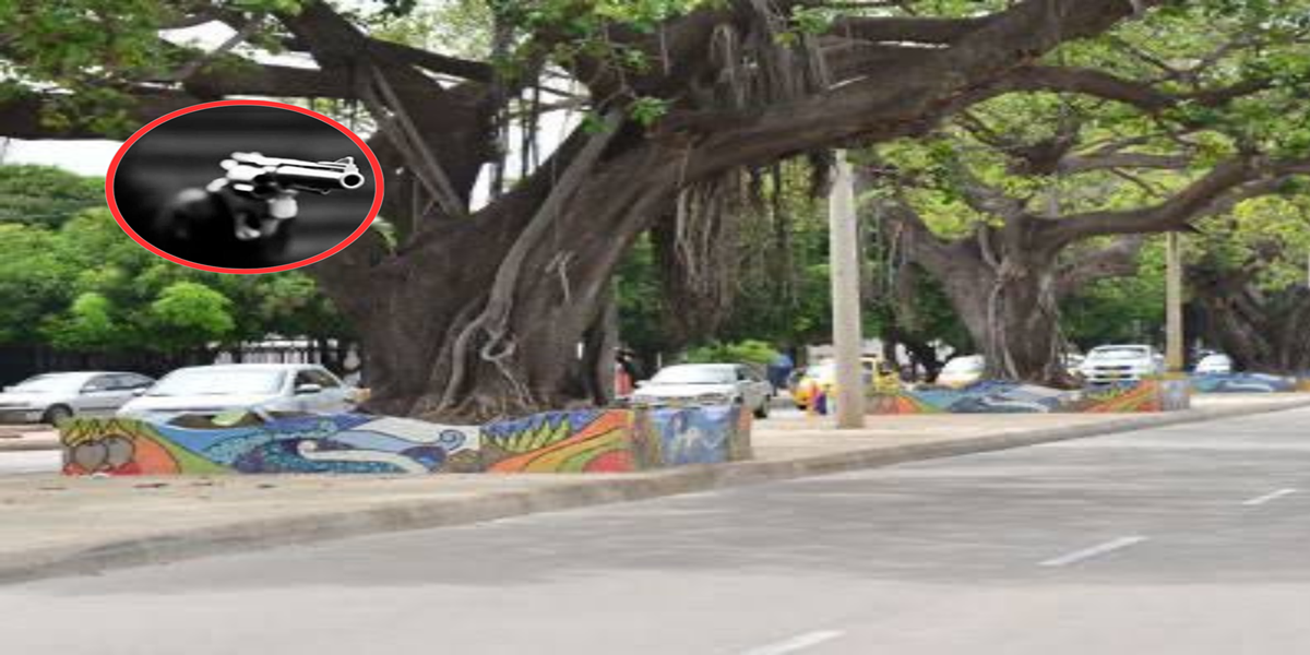 El ataque se registró la noche del viernes en la avenida Simón Bolívar de Valledupar. FOTO:IMAGEN DE REFERENCIA.