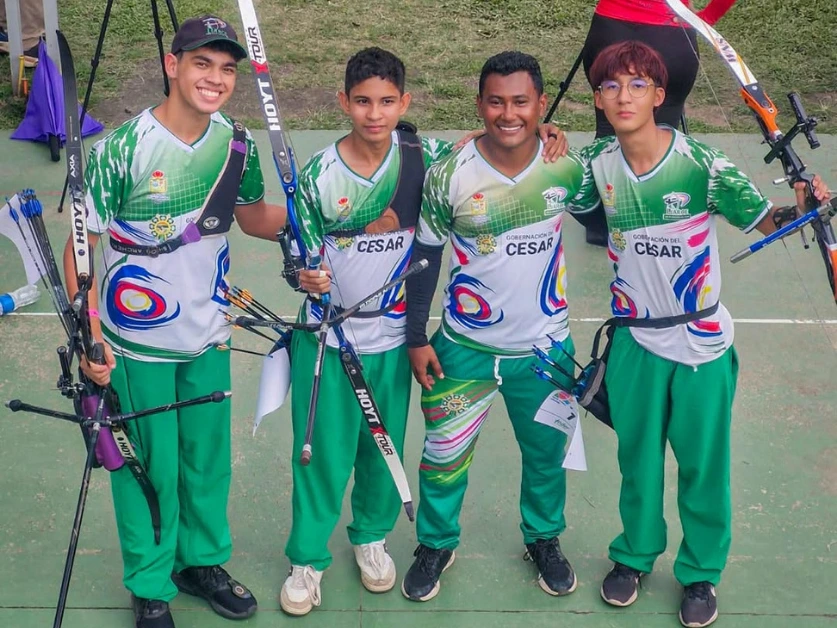El tiro con arco del Cesar sigue creciendo: dos medallas de bronce en el Nacional Interligas de Medellín