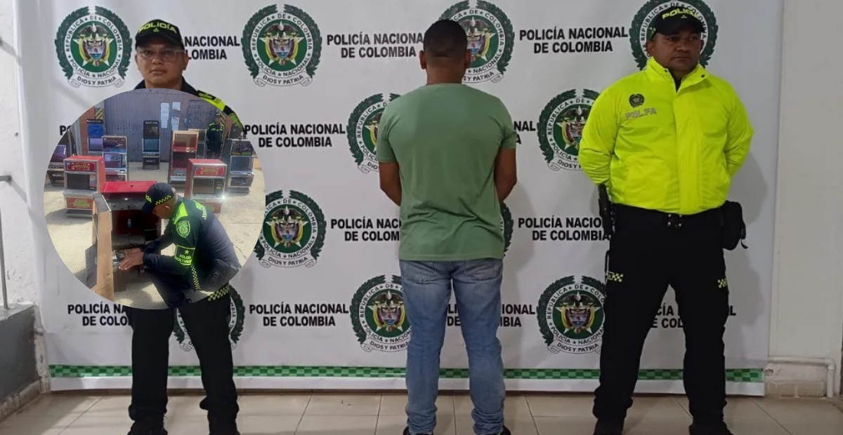 Las 15 máquinas tragamonedas ilegales que la Policía decomisó en el Cesar: esto se sabe del operativo