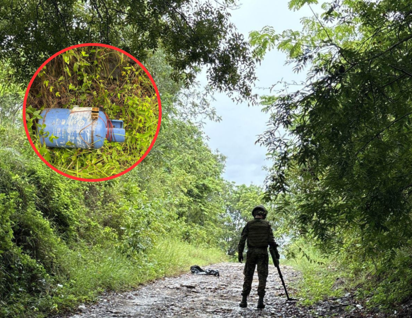 Ejército evita tragedia en Pelaya, Cesar: destruyó cilindro bomba de 40 libras instalado por el ELN