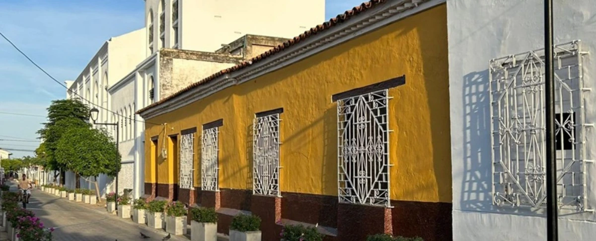 Fachada de la Academia de Historia del Valle de Upar, donde se propone construir el Archivo Municipal. Foto: Jesús Ochoa.