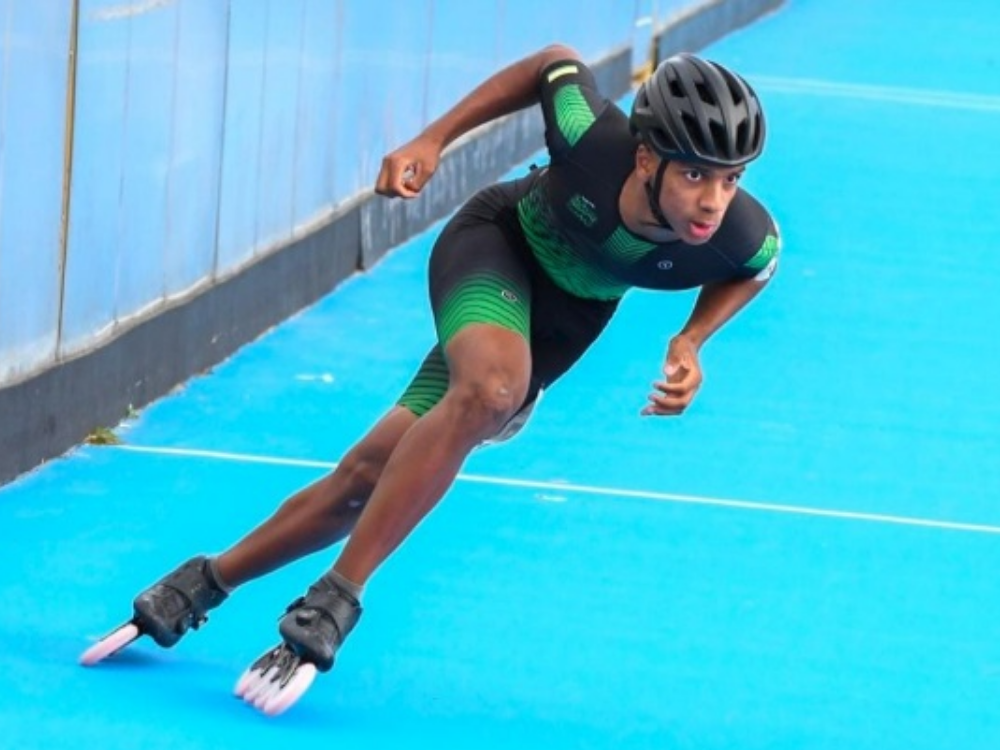 Wilcar Aguilar vuelve a brillar: oro en la segunda Válida Nacional de Patinaje