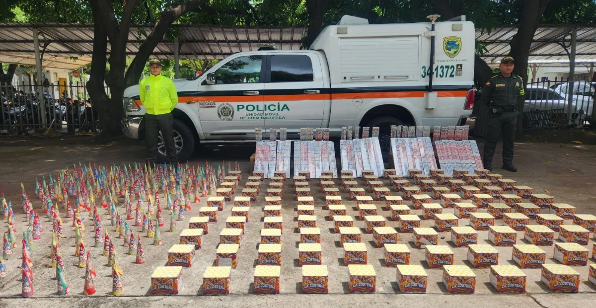 Los 240 kilos de pólvora hallados en empresa de mensajería en Valledupar: así fue el operativo policial