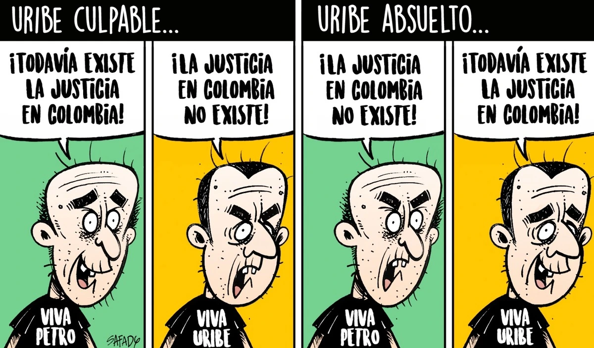 Uribe culpable… Uribe absuelto