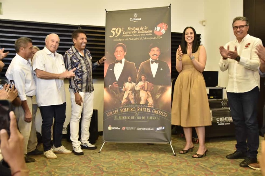 Así es el afiche oficial del Festival Vallenato 2026 en homenaje al Binomio de Oro: “Una pieza sobria y cinematográfica”