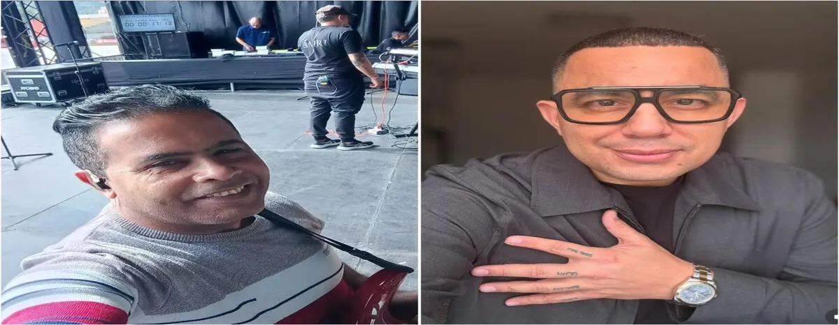 Óscar Cantillo y Felipe Peláez protagonizan polémica en el vallenato. FOTO: REDES SOCIALES.