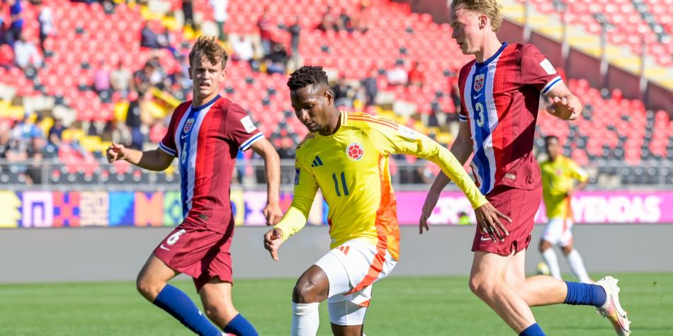 La Sub-20 de Colombia se estrelló contra Noruega, empate 0-0 que deja el grupo abierto