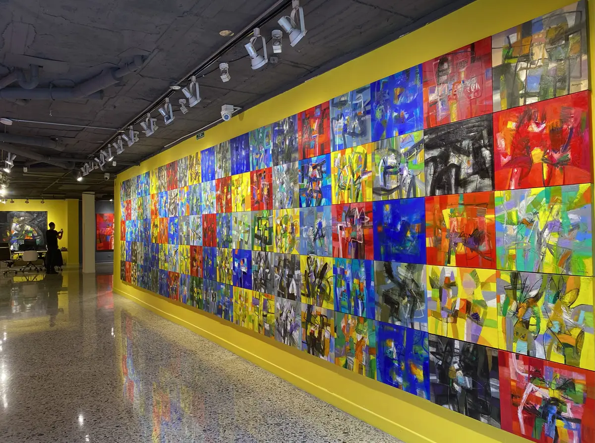 La invitación es a contemplar que la pintura no solo representa, sino que también puede sanar y restituir simbólicamente lo que la humanidad ha destruido. Foto: suministrada.
