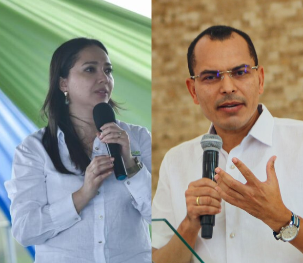 Adriana-García- directora de Corpocesar, y-Kaleb-Villalobos