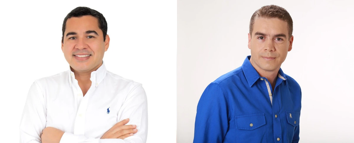 El presidente será Fabián Dangond Rosado (izq); mientras que el vicepresidente será William Faraj (der).