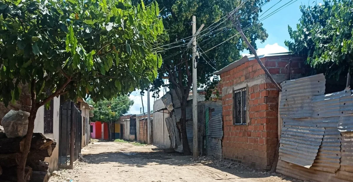 El cuerpo de William Acuña Barragán fue hallado dentro de la habitación donde residía, en la invasión Tierra Prometida. Foto: referencia.