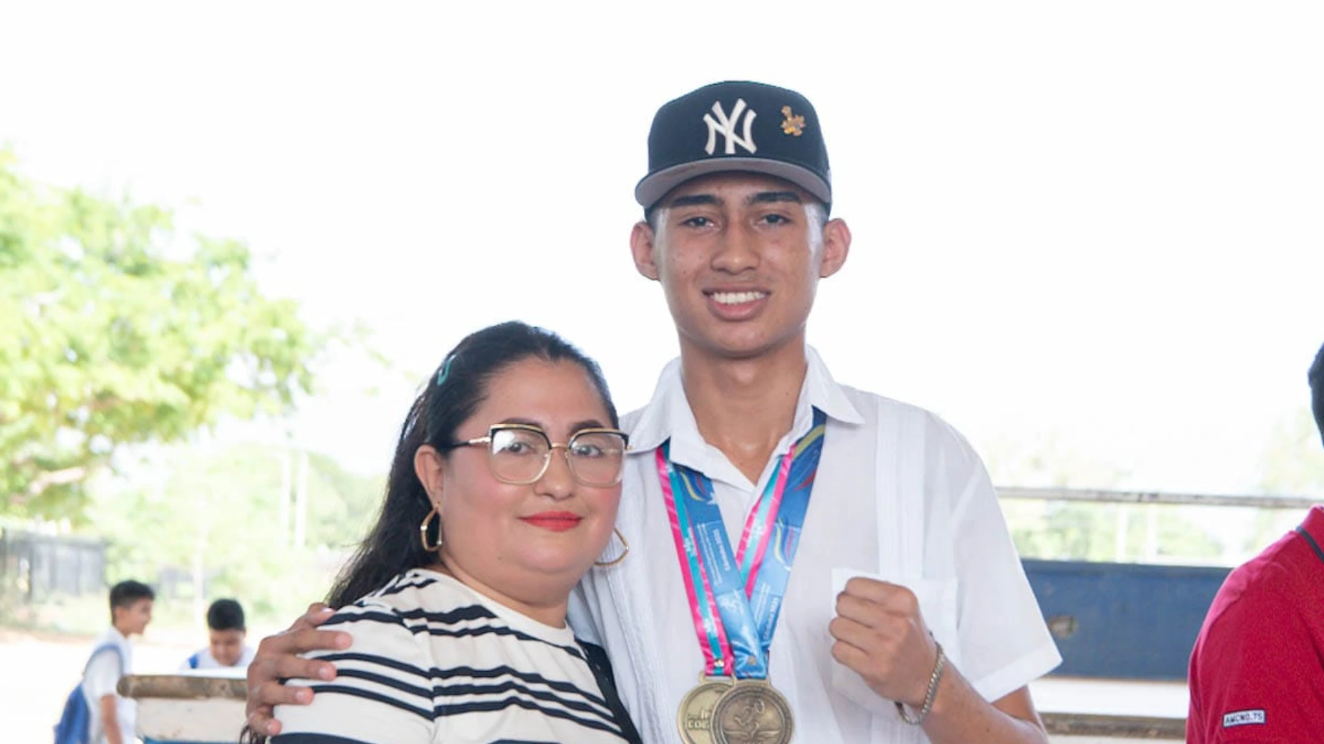 Luis estuvo acompañado por su madre, Maira Acosta. Foto: Jesús Ochoa.