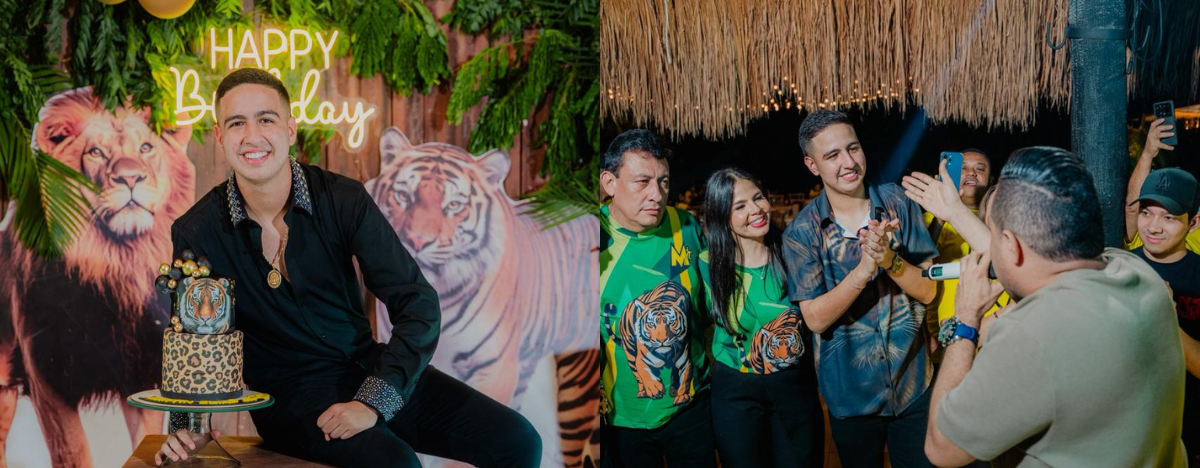 Martín Elías Jr. celebró su cumpleaños en Valledupar con una temática alusiva a su álbum ‘Dejando Huella’. FOTO: PRENSA MARTÍN ELÍAS JR.