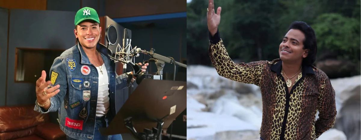 Orlando Liñán personificó a Diomedes Díaz en la telenovela que rindió tributo a la vida y obra del cantante vallenato. FOTO: RCN TELEVISIÓN.