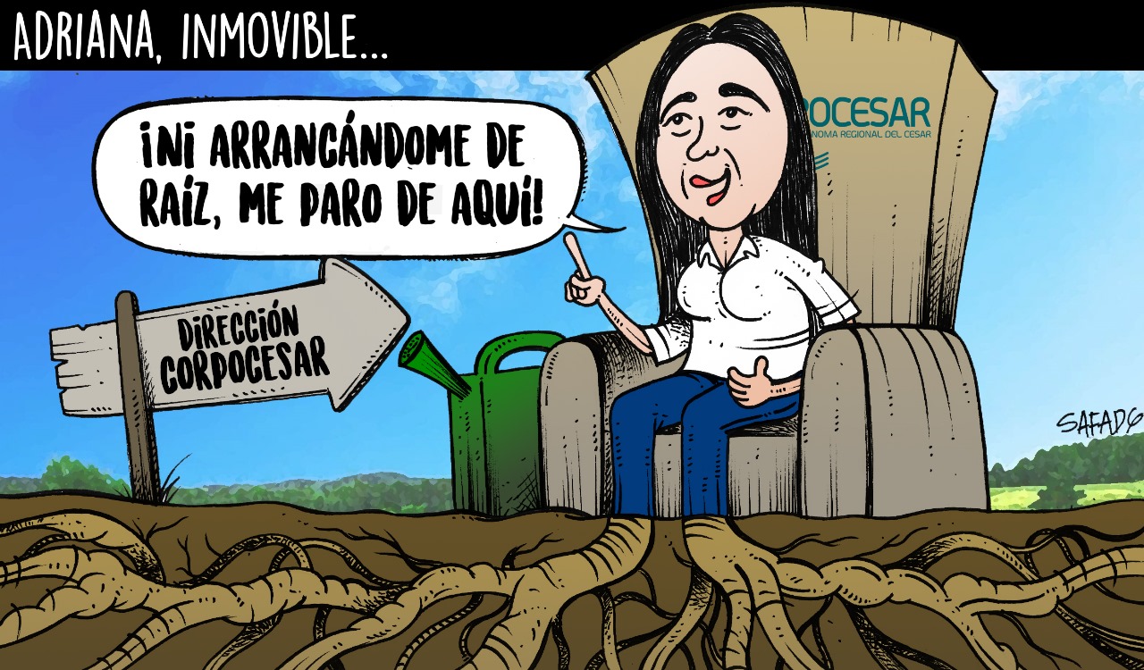 Adriana, inmovible…