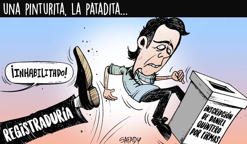 Una pinturita, la patadita