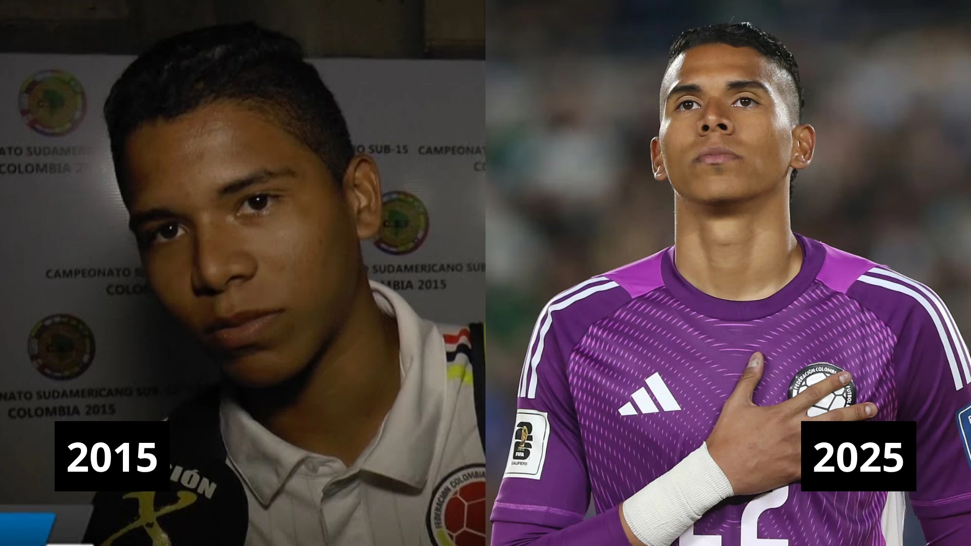 Kevin Mier participó vistiendo la camiseta de Colombia.