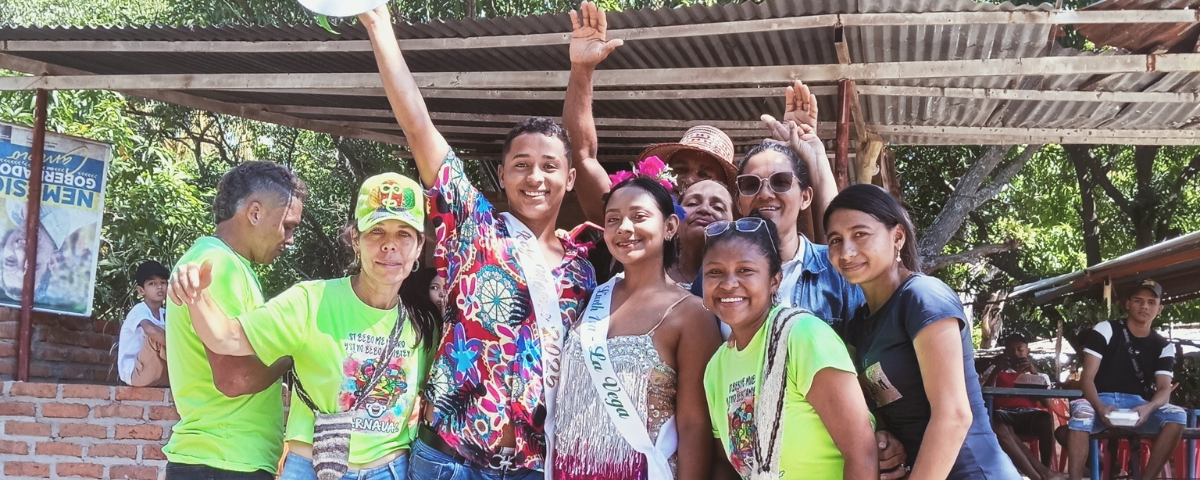 En el corregimiento La Vega Arriba en zona rural de Valledupar se celebraron los Carnavales del 2025. Foto: EL PILÓN