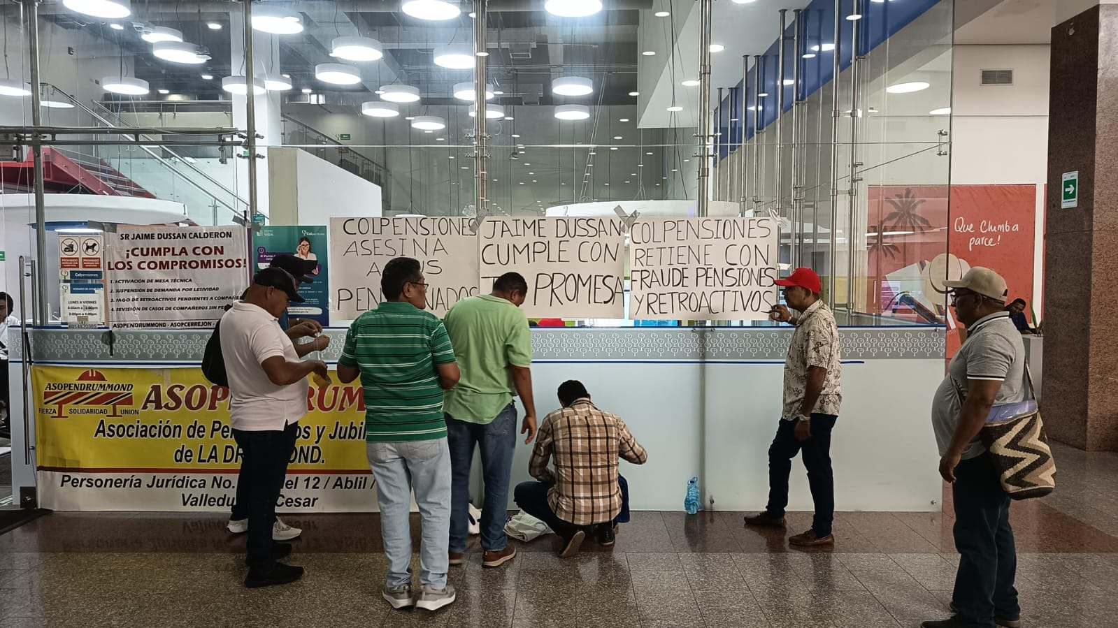 Bloqueo Colpensiones Valledupar extrabajadores 2025