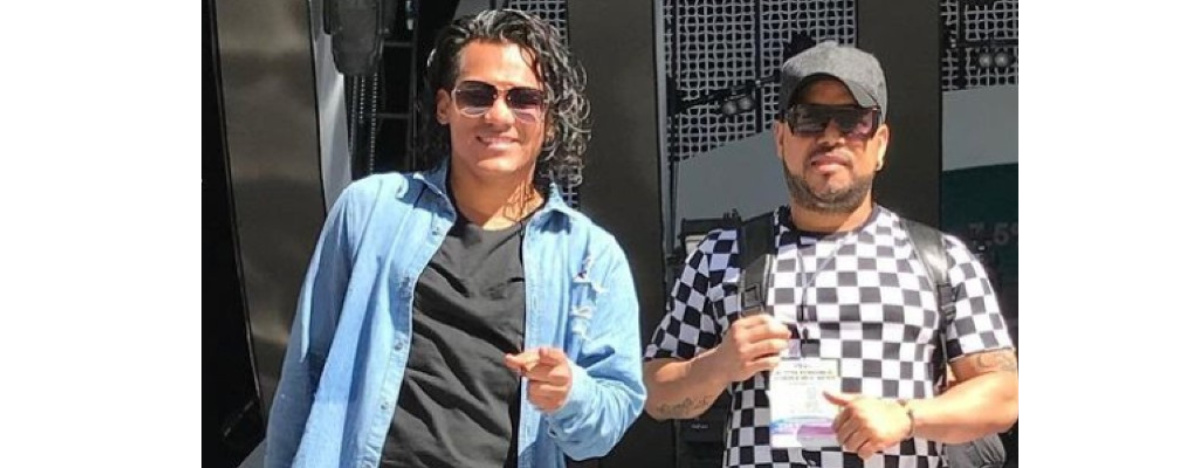 Kenel Swing y Yader Romero, fundadores del Grupo Kvrass. FOTO: REDES SOCIALES.