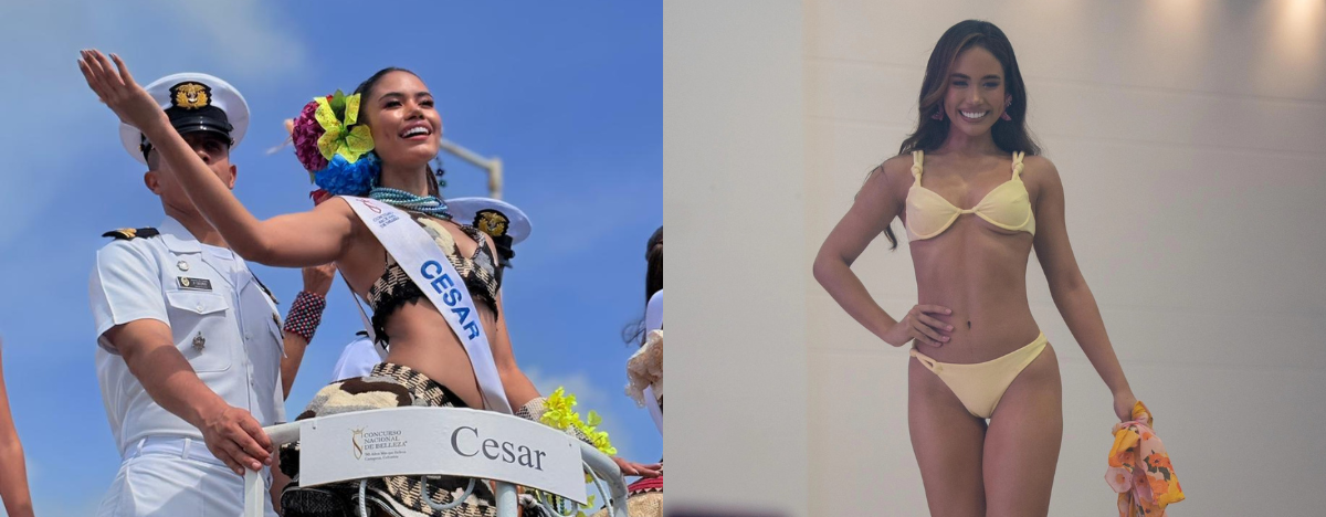María Camila Tamayo durante el desfile de las Fiestas de la Independencia del 11 de Noviembre en Cartagena. FOTO: CORTESÍA DIEGO JIMÉNEZ/GOBCESAR/REINADOCOLOMBIA.