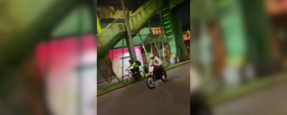 Video de patada a ciclista se hace viral TikTok