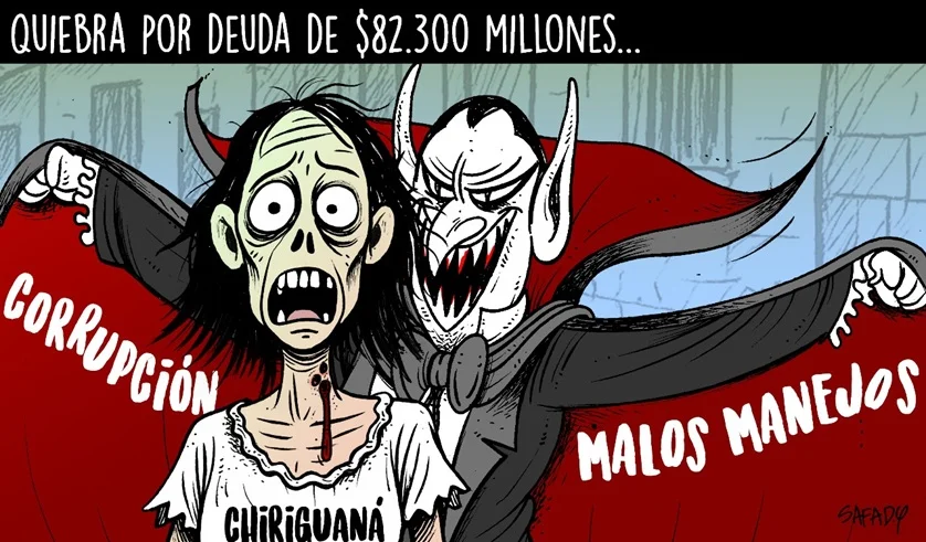 Quiebra por deuda de $82.300 millones