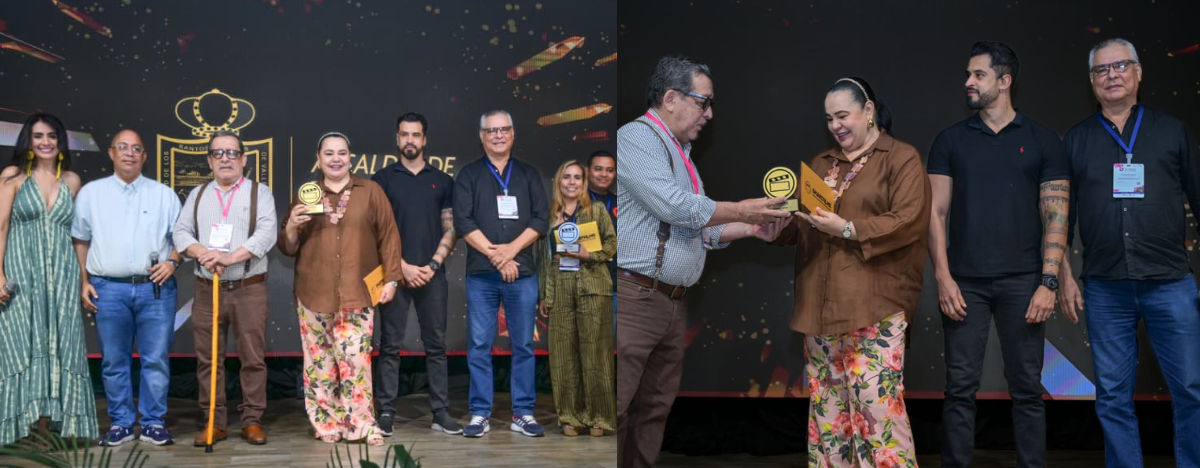 El equipo de ‘El festival de las mujeres’ recibió con orgullo el primer lugar en la premiación SmartFilms, resaltando el poder del celular como herramienta de creación y comunicación para la equidad de género, la música y el turismo. FOTO: EL PILÓN.