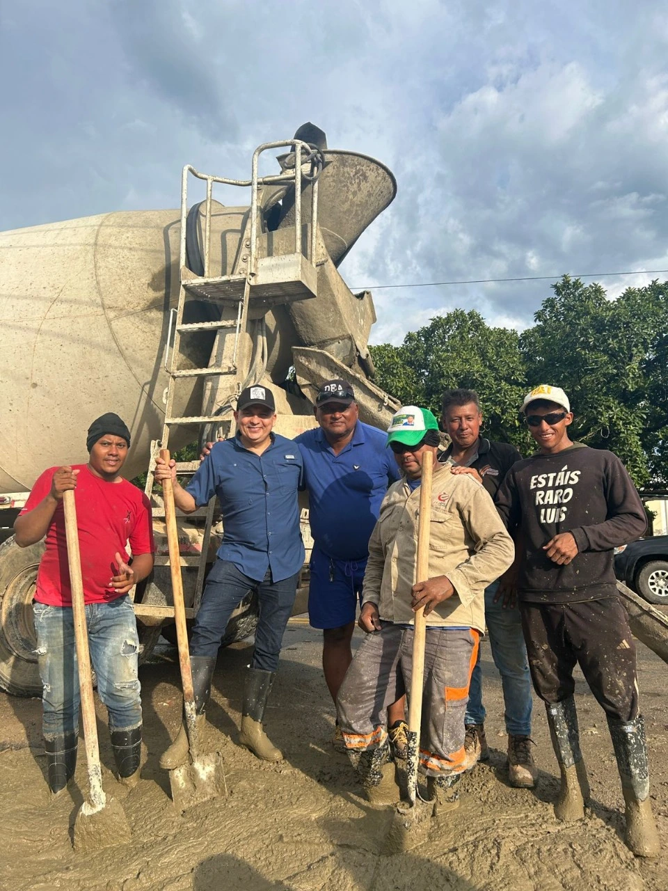 Obras pavimentación Varas Blancas San José de Oriente La Paz 2025
