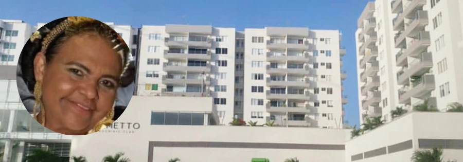 web Mujer que cayó del edificio Palmetto dejó una foto.