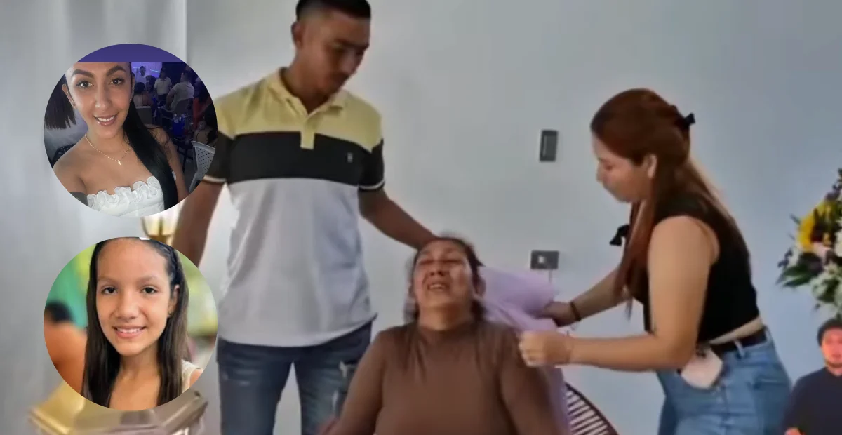 Nelly Geraldine García pidió justicia por el asesinato de su hija de 29 años y de su nieta de 12, víctimas de la masacre ocurrida en zona rural de Río de Oro. Foto: Noticias RCN.