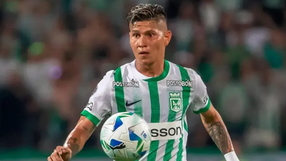 Jorman Campuzano jugador de Atlético Nacional.