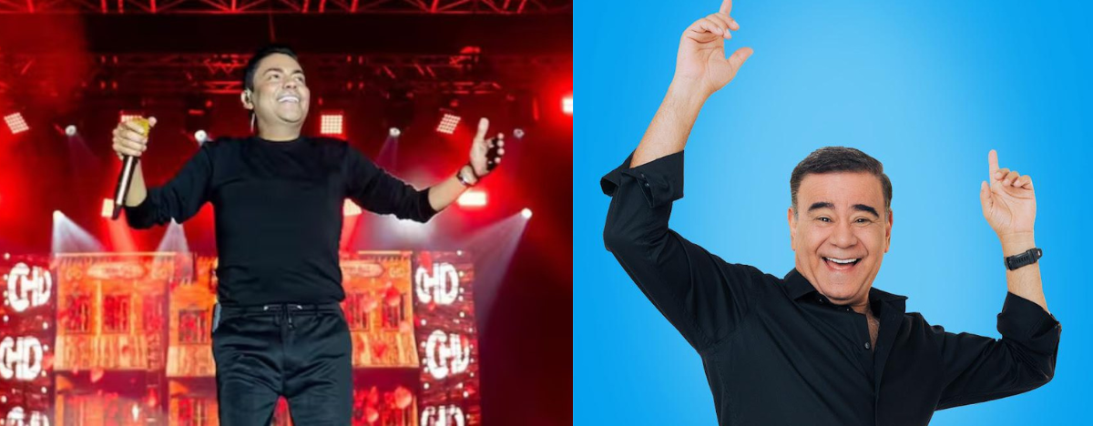 Churo Díaz e Iván Villazón cantarán en el parque de la Leyenda Vallenata. FOTO: REDES SOCIALES.