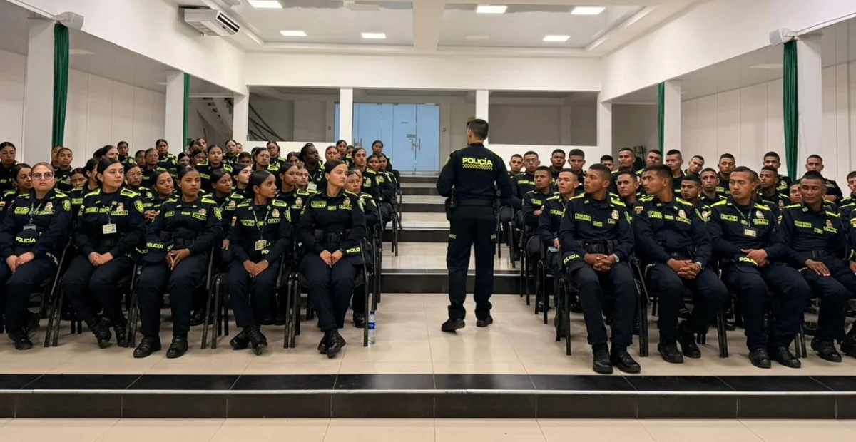 La distribución de los nuevos patrulleros se realizará de acuerdo con las necesidades de seguridad identificadas en cada municipio del departamento. Foto: Policía.