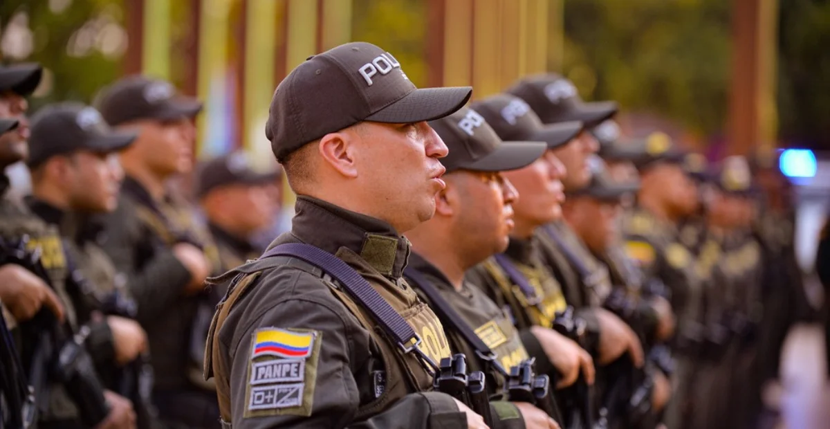 El coronel William Morales aseguró que la Policía del Cesar mantendrá todos los dispositivos de seguridad activos pese al anuncio del ELN. Foto: Cortesía.