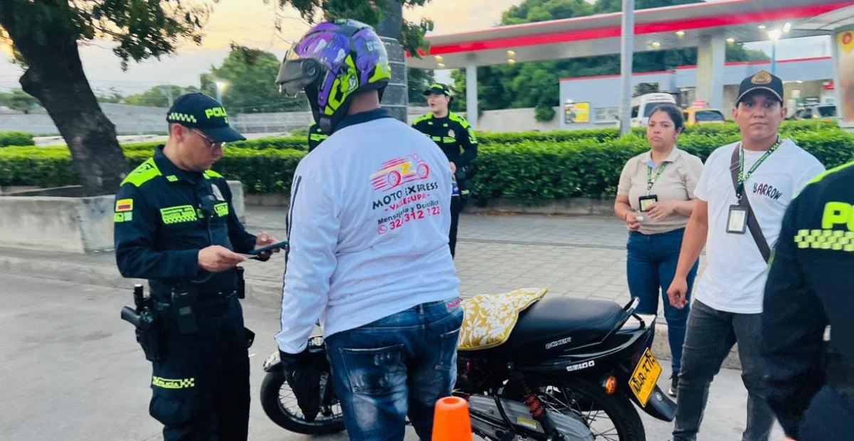 Operativos de control y patrullajes de la fuerza pública durante la temporada decembrina contribuyeron a la reducción de homicidios en Valledupar en diciembre de 2025. Foto: Alcaldía.