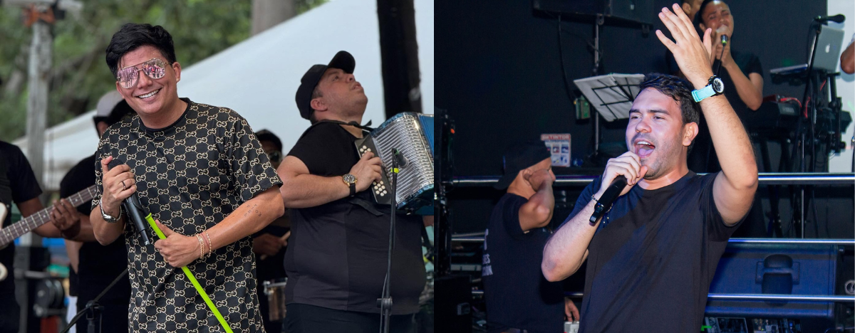 Jorge Iván ‘El Pelu’ Ramírez y 'Chepo' Carrascal participarán en el Festival Vallenato Nuevas Promesas en Valledupar. FOTO: REDES SOCIALES.